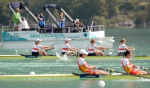 Der Vierer mit Constanze Duell, Constanze Siering, Katrin Reinert und Sophie Paul